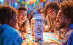 经典牛奶创意广告案例——粉丝福利活动